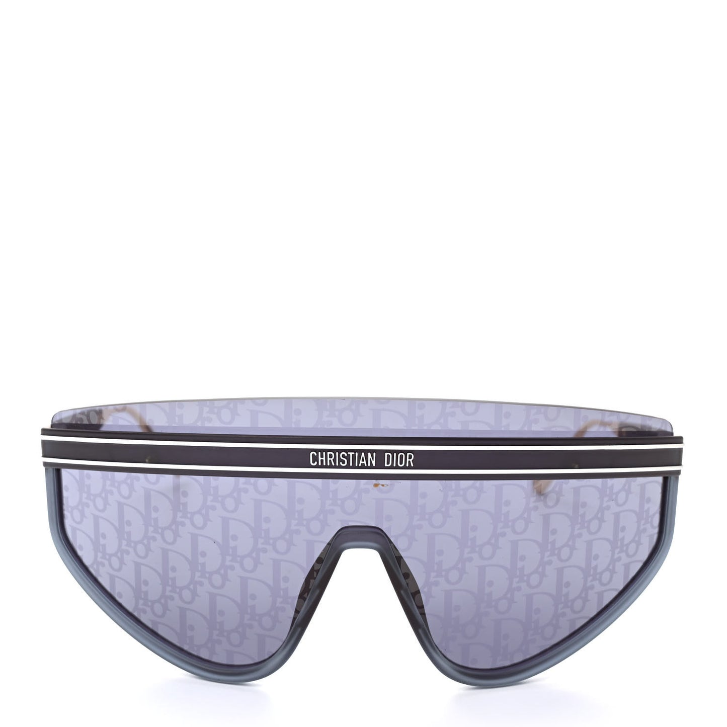 Oblique Mask DiorClub M2U Sunglasses Translucent Blue