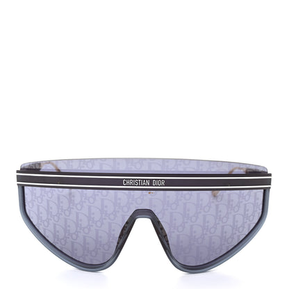 Christian Dior Oblique Mask DiorClub M2U Sunglasses Translucent Blue 2 of 9