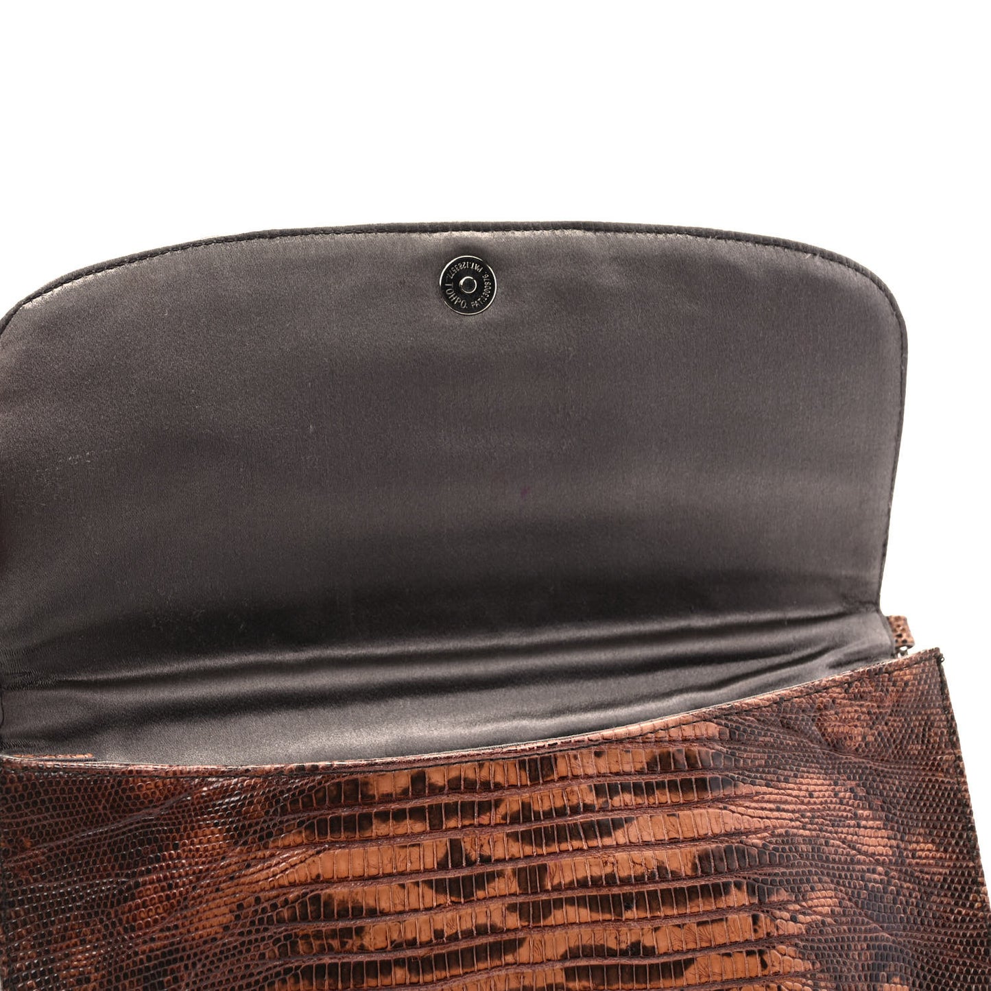 Lizard Flap Shoulder Bag Petalo