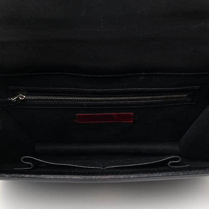 Valentino Garavani Vitello Extra Large Glam Lock Rockstud Flap Black 4 of 4