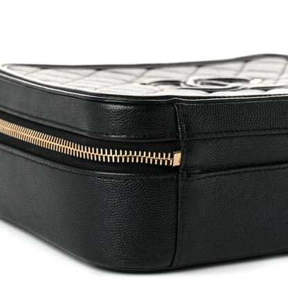 Chanel Caviar Quilted Medium CC Filigree Vanity Case Black 9 of 11