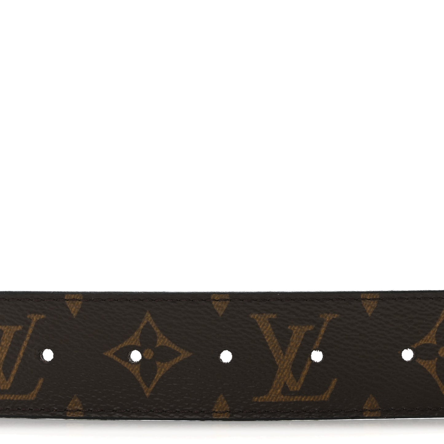 Monogram Epi 35mm LV Circle Reversible Belt 85 34 Black