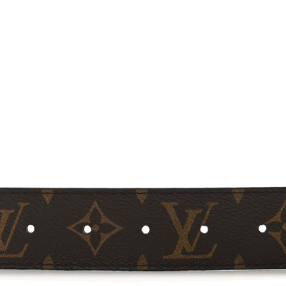 Louis Vuitton Monogram Epi 35mm LV Circle Reversible Belt 85 34 Black 4 of 7