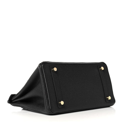 Hermes Togo Birkin 25 Black 5 of 35