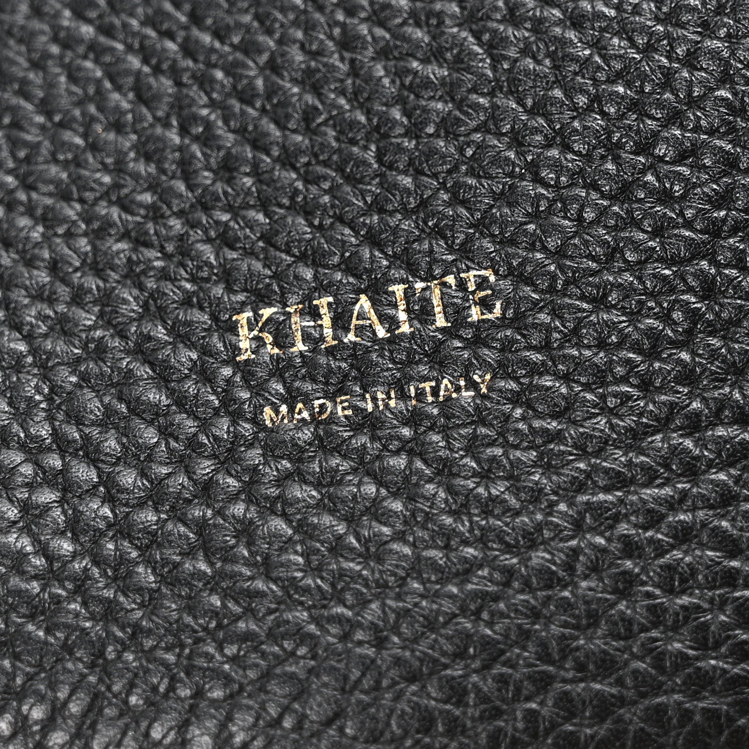 Khaite Pebbled Sport Calfskin Medium Lotus Tote Black 7 of 10
