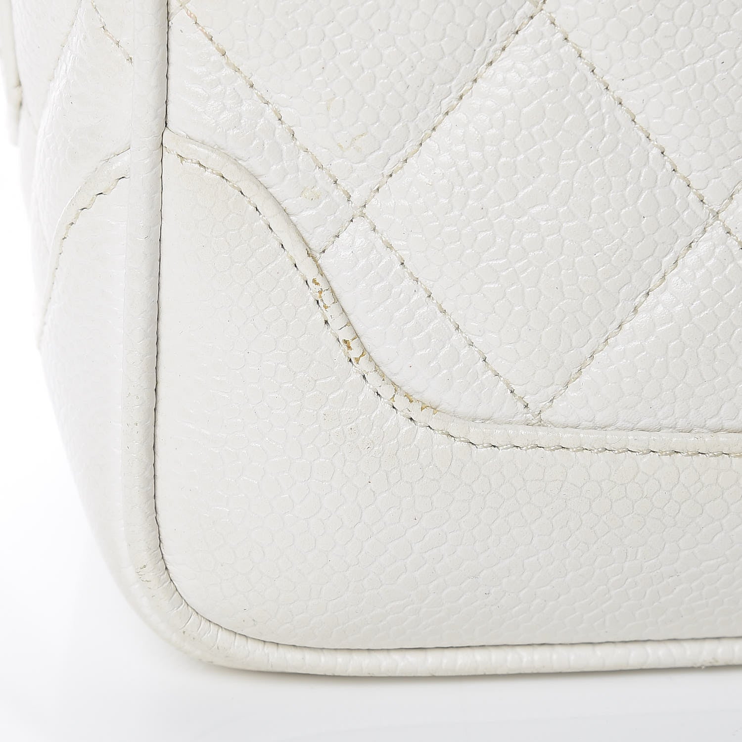 Chanel Caviar Quilted Camera Case White 15 of 28
