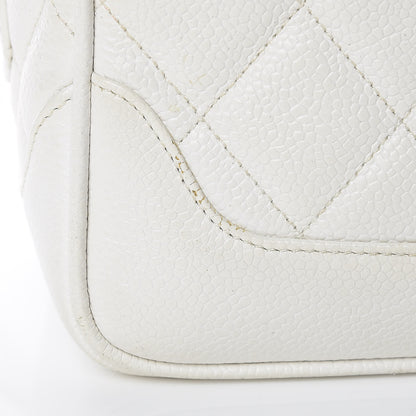 Chanel Caviar Quilted Camera Case White 15 of 28