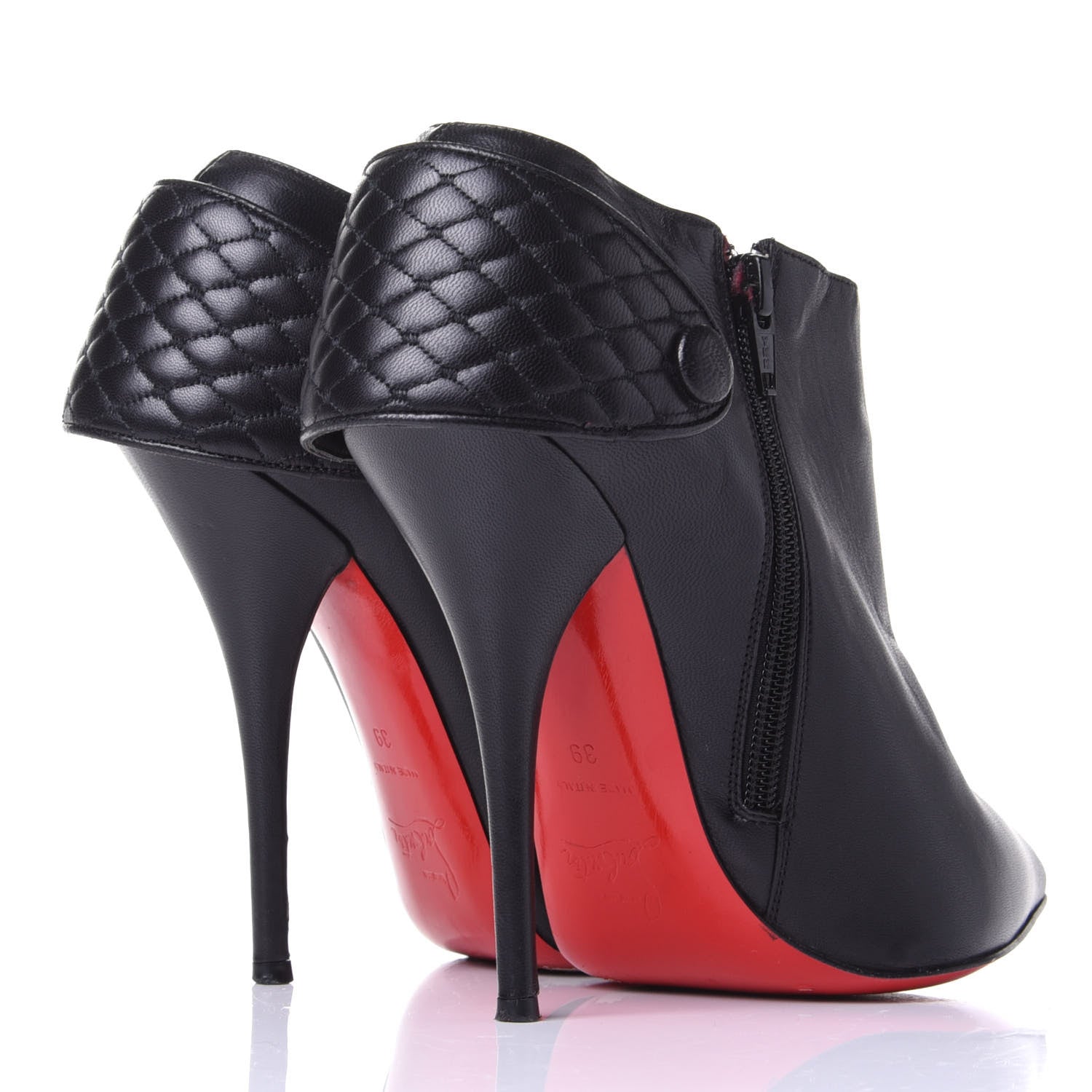 Christian Louboutin Nappa Huguette 120 Ankle Boots 39 Black 4 of 10