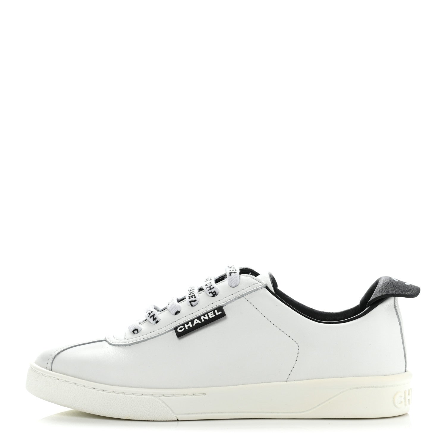 Chanel Calfskin CC Sneakers 36 White 1 of 11