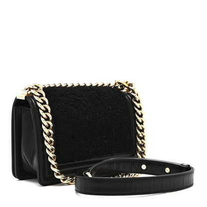 Chanel Shearling Calfskin Small Boy Flap Black 3 of 10