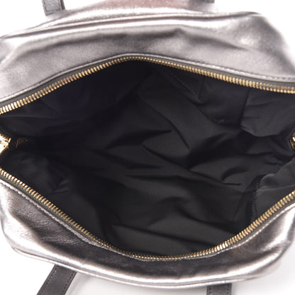 Saint Laurent Metallic Calfskin Y-Mail Mini Bag Silver 5 of 11