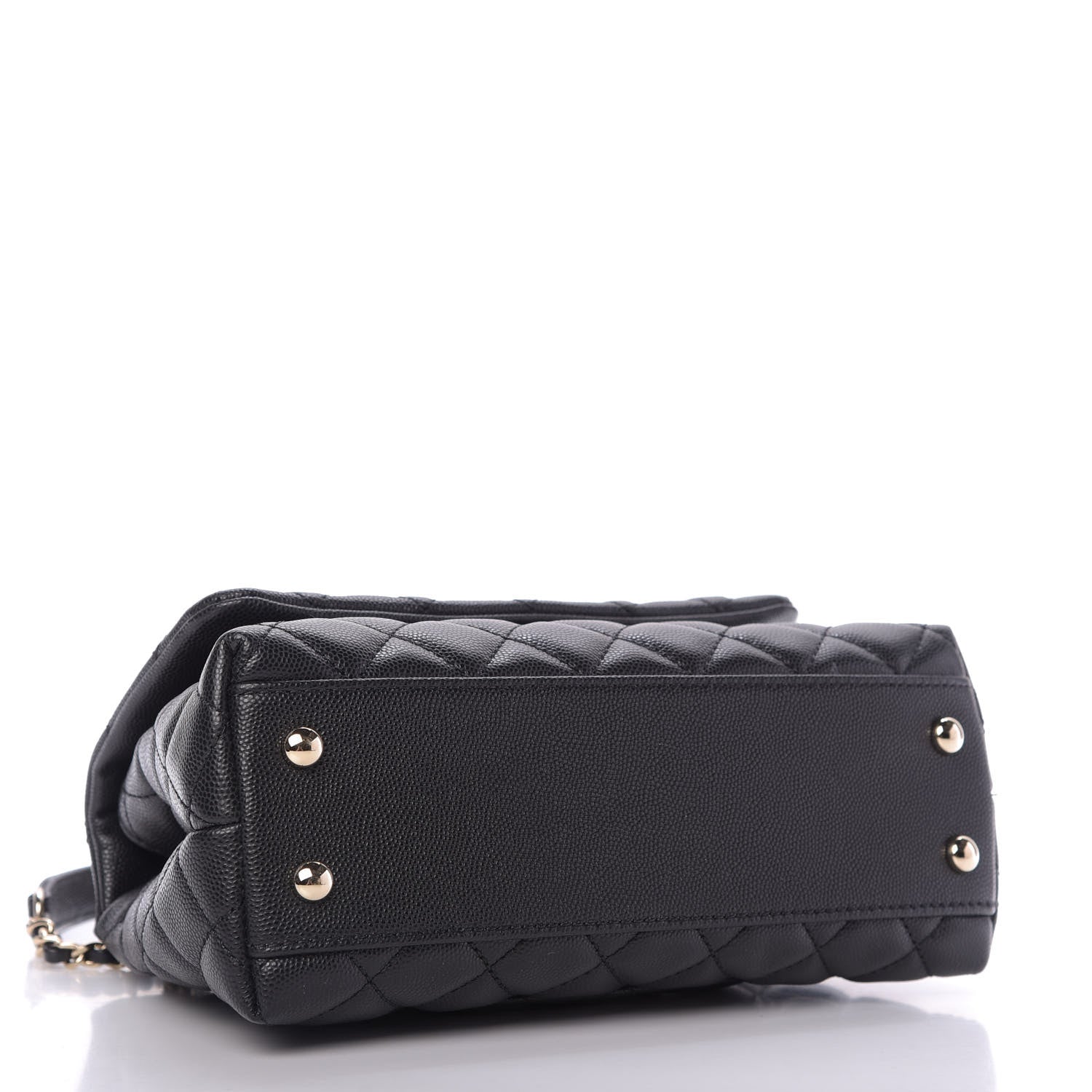 Chanel Caviar Quilted Mini Coco Handle Flap Black 4 of 9