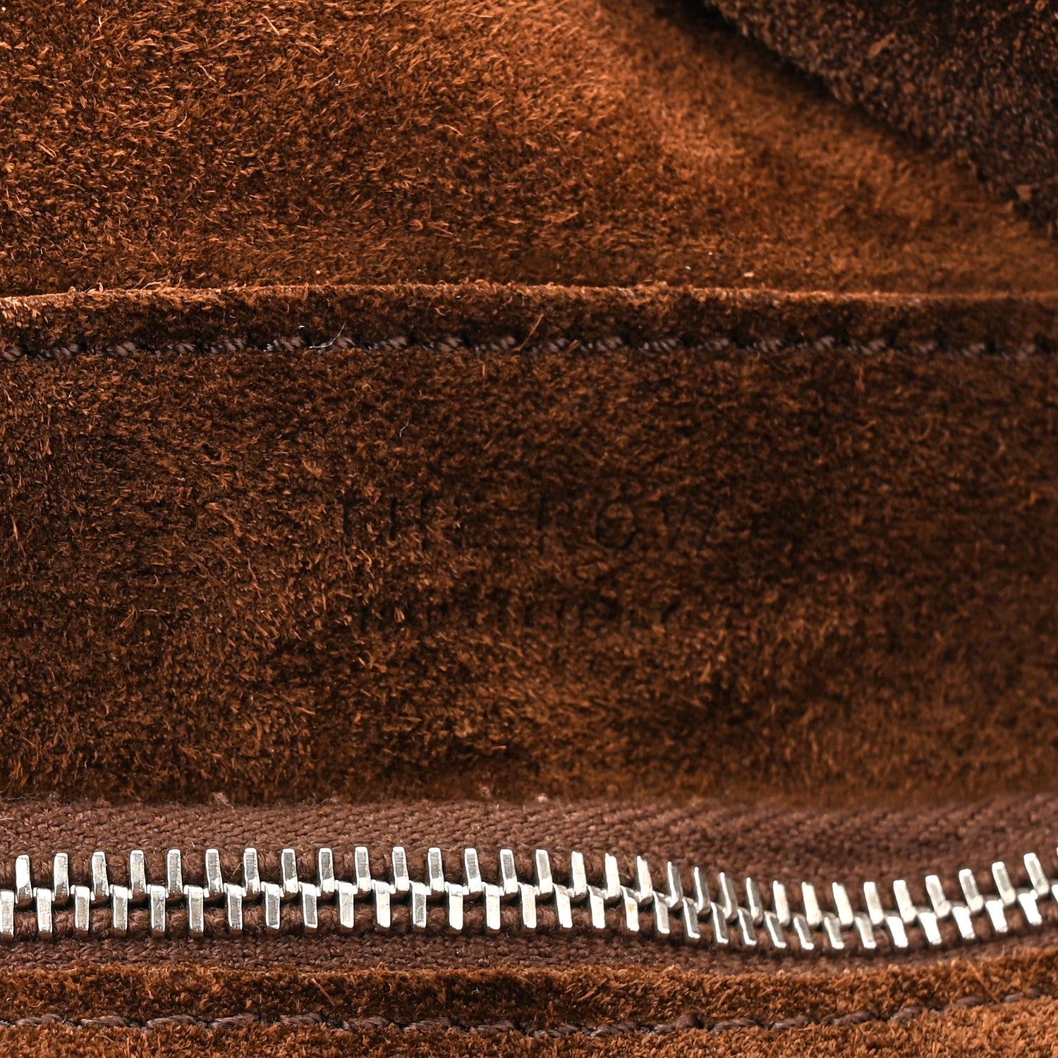 The Row Suede Bindle Bag Espresso 6 of 9
