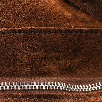 The Row Suede Bindle Bag Espresso 6 of 9