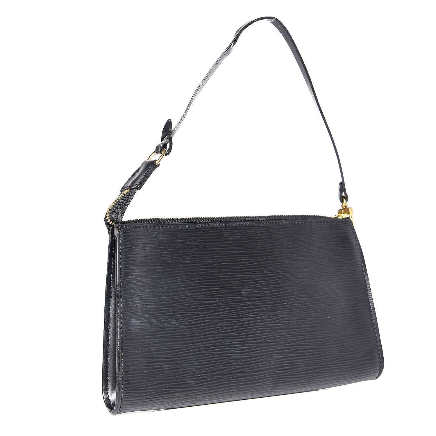 Louis Vuitton Epi Pochette Accessories 24 Black 4 of 9