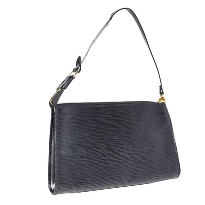 Louis Vuitton Epi Pochette Accessories 24 Black 4 of 9
