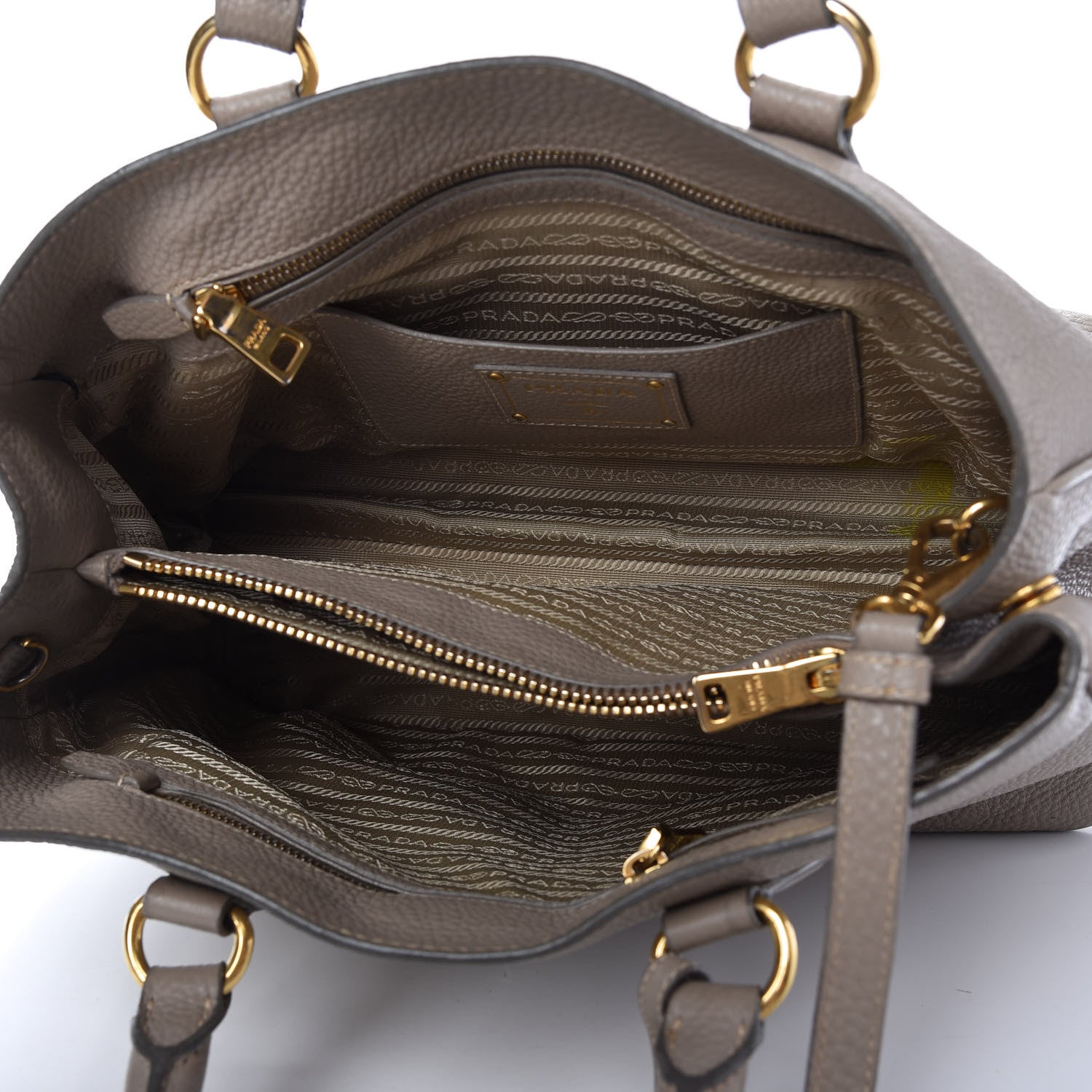 Prada Vitello Daino Tote Pomice 5 of 12