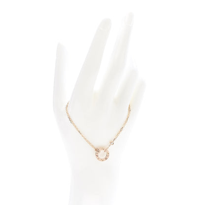 Cartier 18K Pink Gold Diamond Pink Sapphire LOVE Bracelet 2 of 6