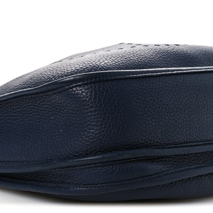 Hermes Taurillon Clemence Evelyne III PM Bleu Nuit 9 of 13