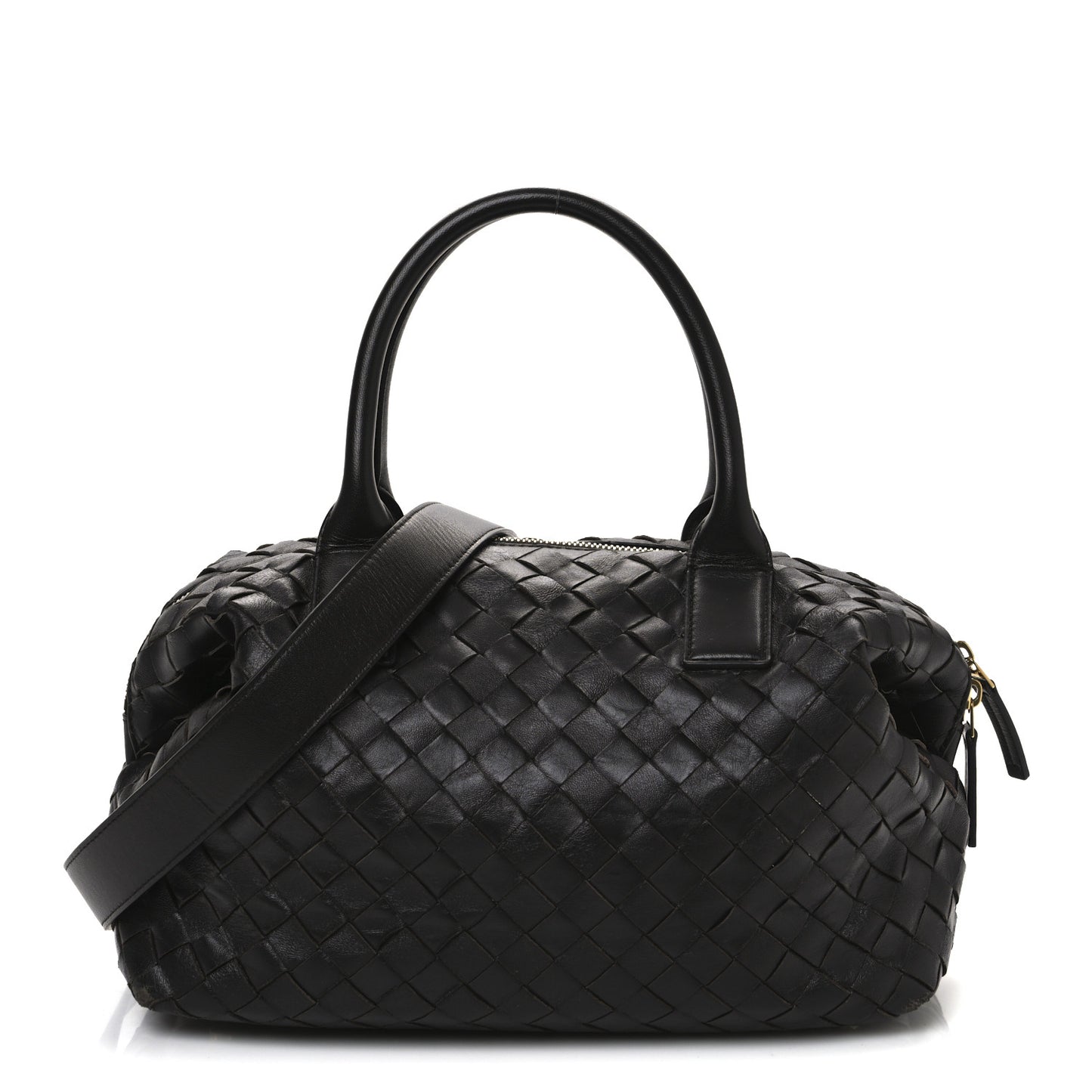 Nappa Intrecciato Bauletto Fondant