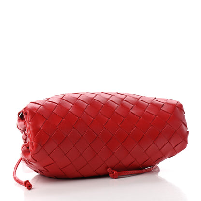 Bottega Veneta Nappa Intrecciato The Mini Pouch Bright Red 4 of 9