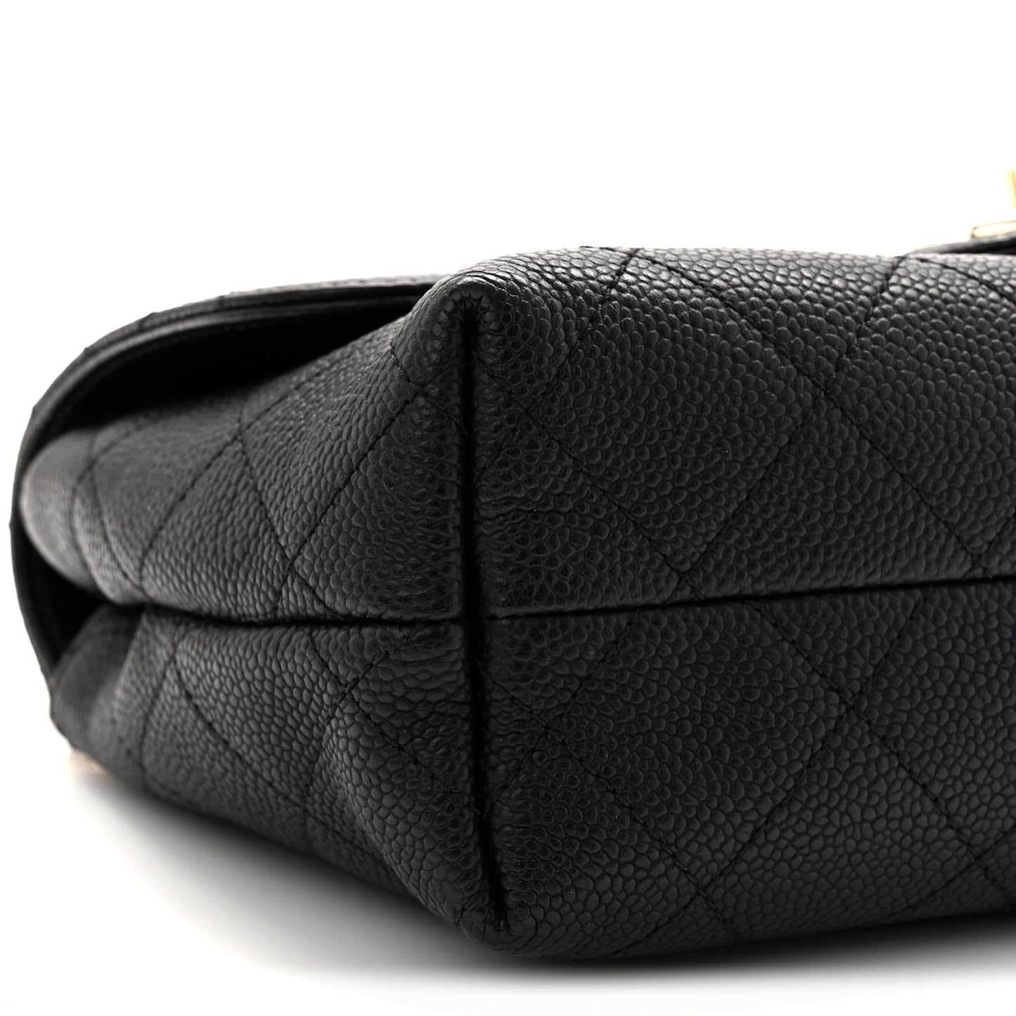 Caviar Quilted City Walk Flap Black