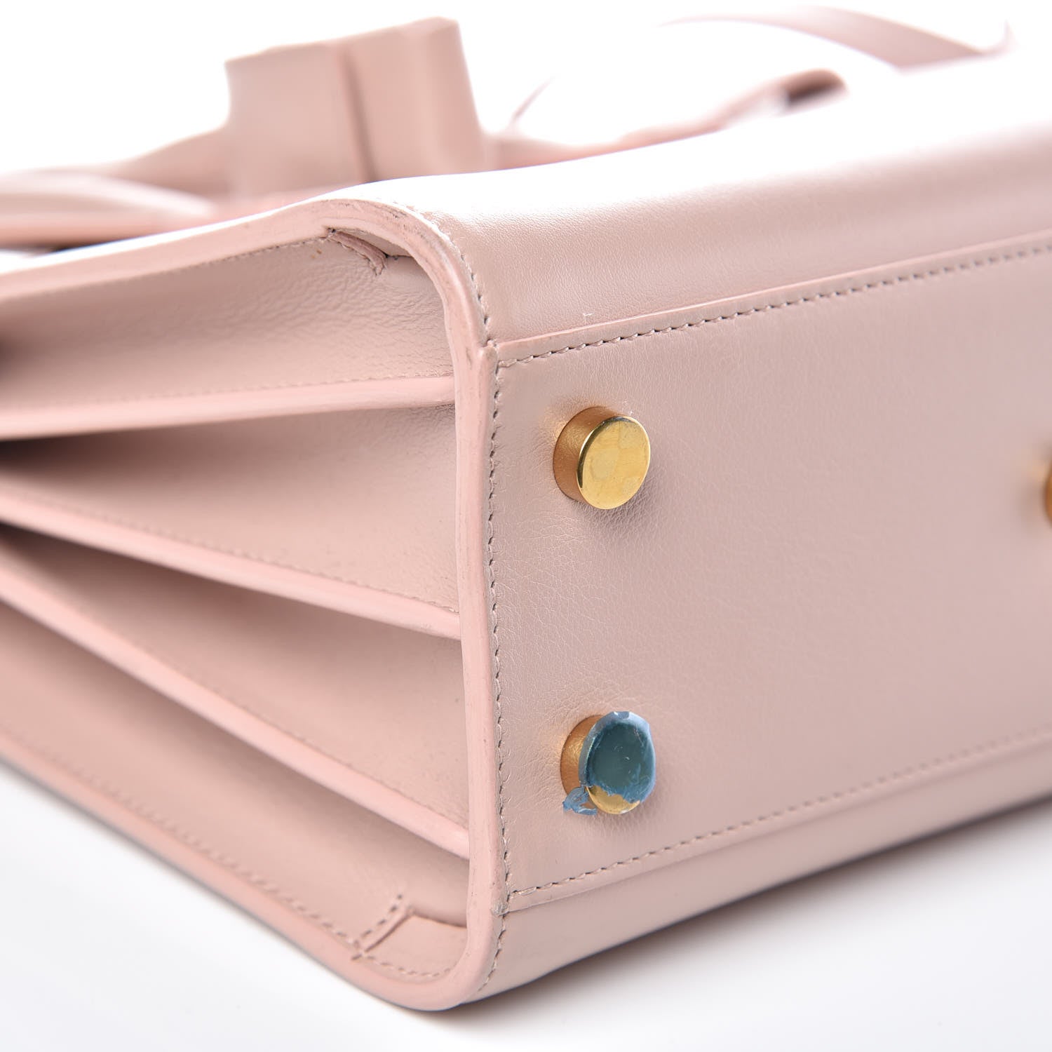 Saint Laurent Calfskin Nano Sac De Jour Pale Pink 8 of 15