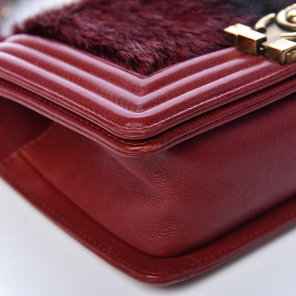 Chanel Goat Hair Small Boy Flap Red 9 of 20