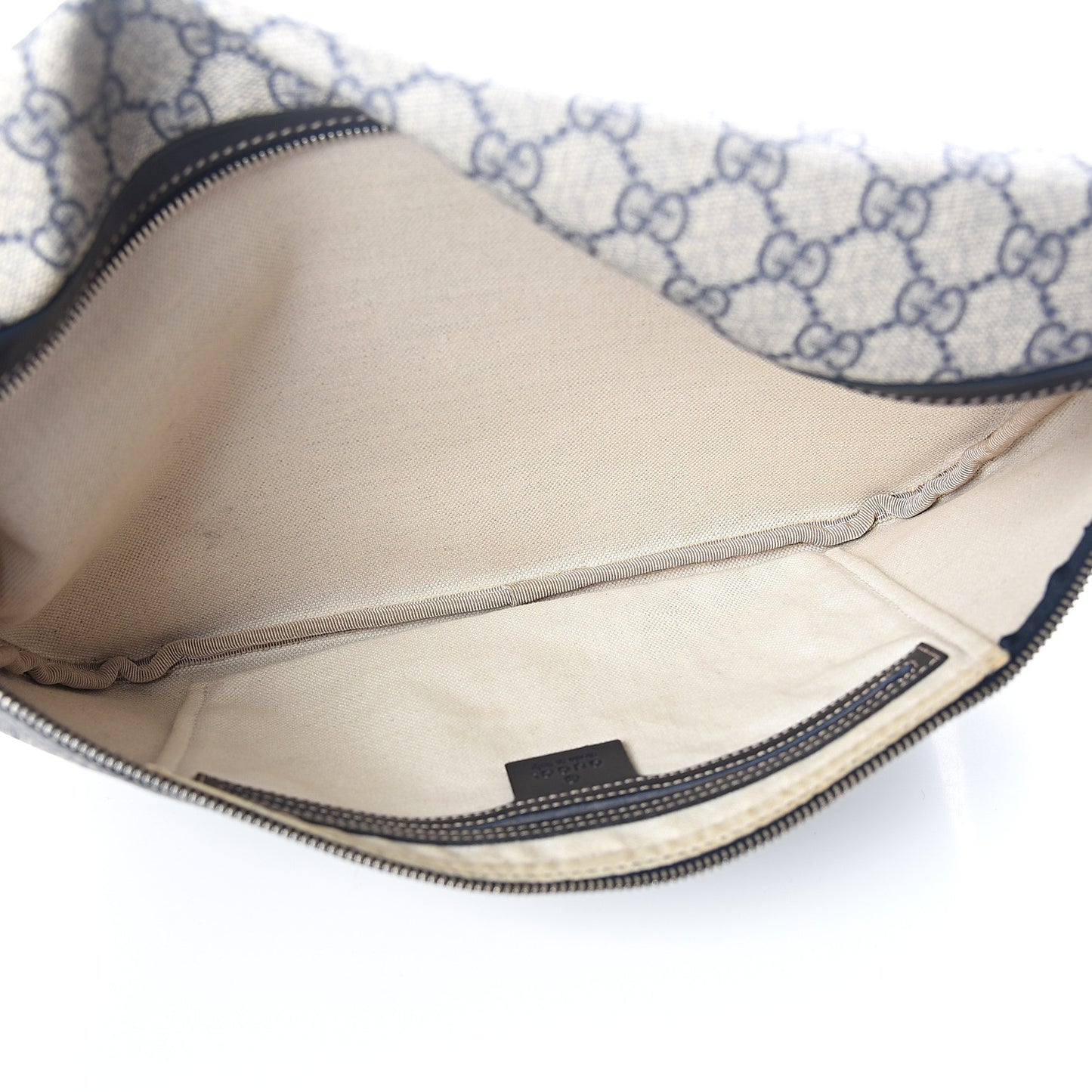 GG Supreme Monogram Belt Bag Navy