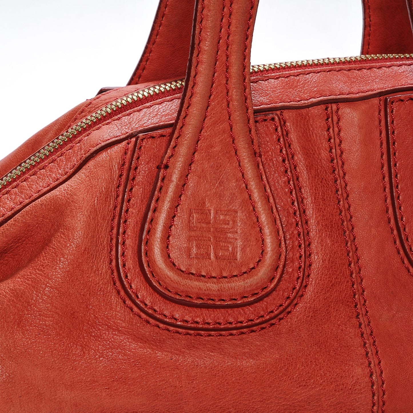 Lambskin Small Nightingale Red