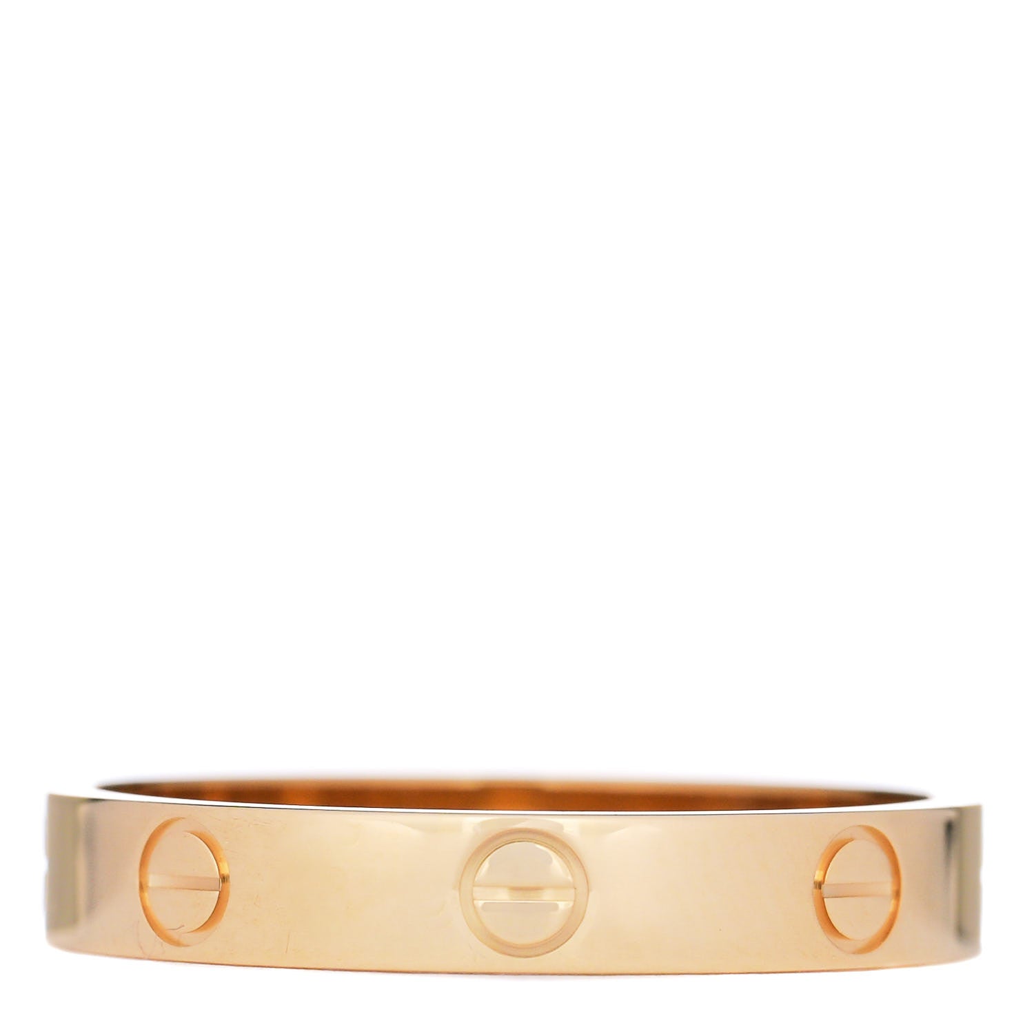 Cartier 18K Yellow Gold 3.5mm LOVE Wedding Band Ring 61 9.5 1 of 5