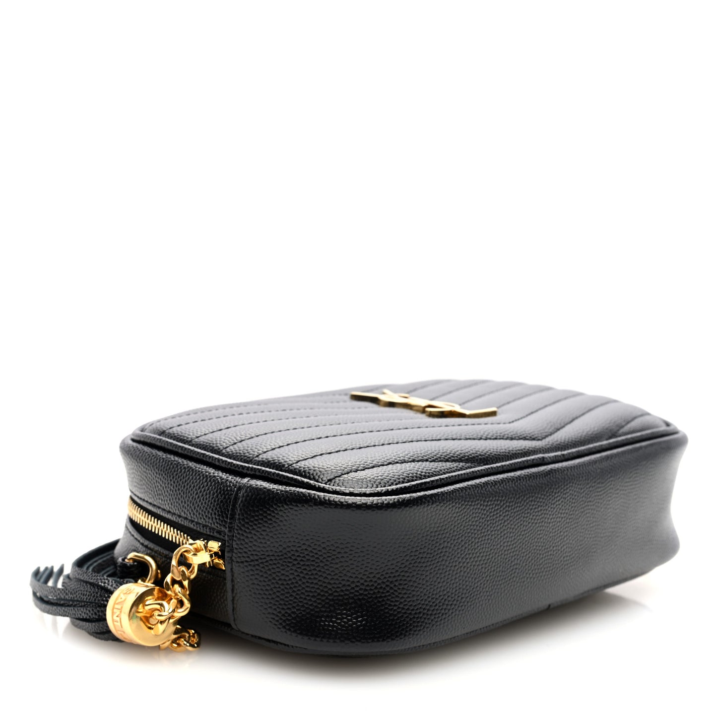 Grain De Poudre Matelasse Monogram Mini Lou Camera Bag Black