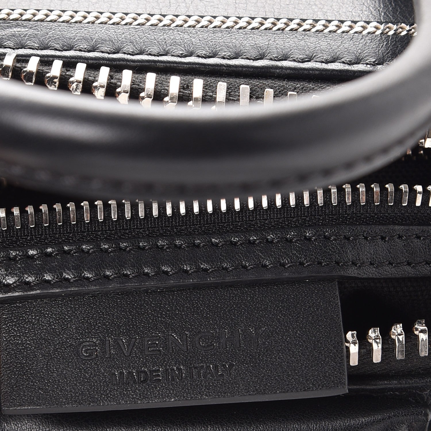 Givenchy Calfskin Chain Detail Mini Antigona Black 6 of 8
