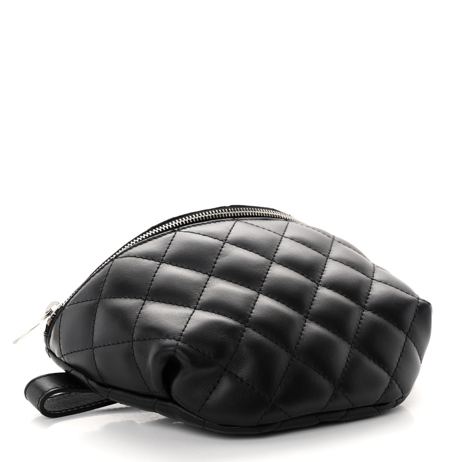 Chanel Calfskin Quilted Waist Belt Bag Black 4 of 12