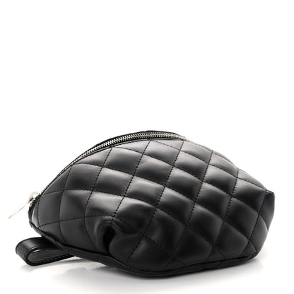 Chanel Calfskin Quilted Waist Belt Bag Black 4 of 12