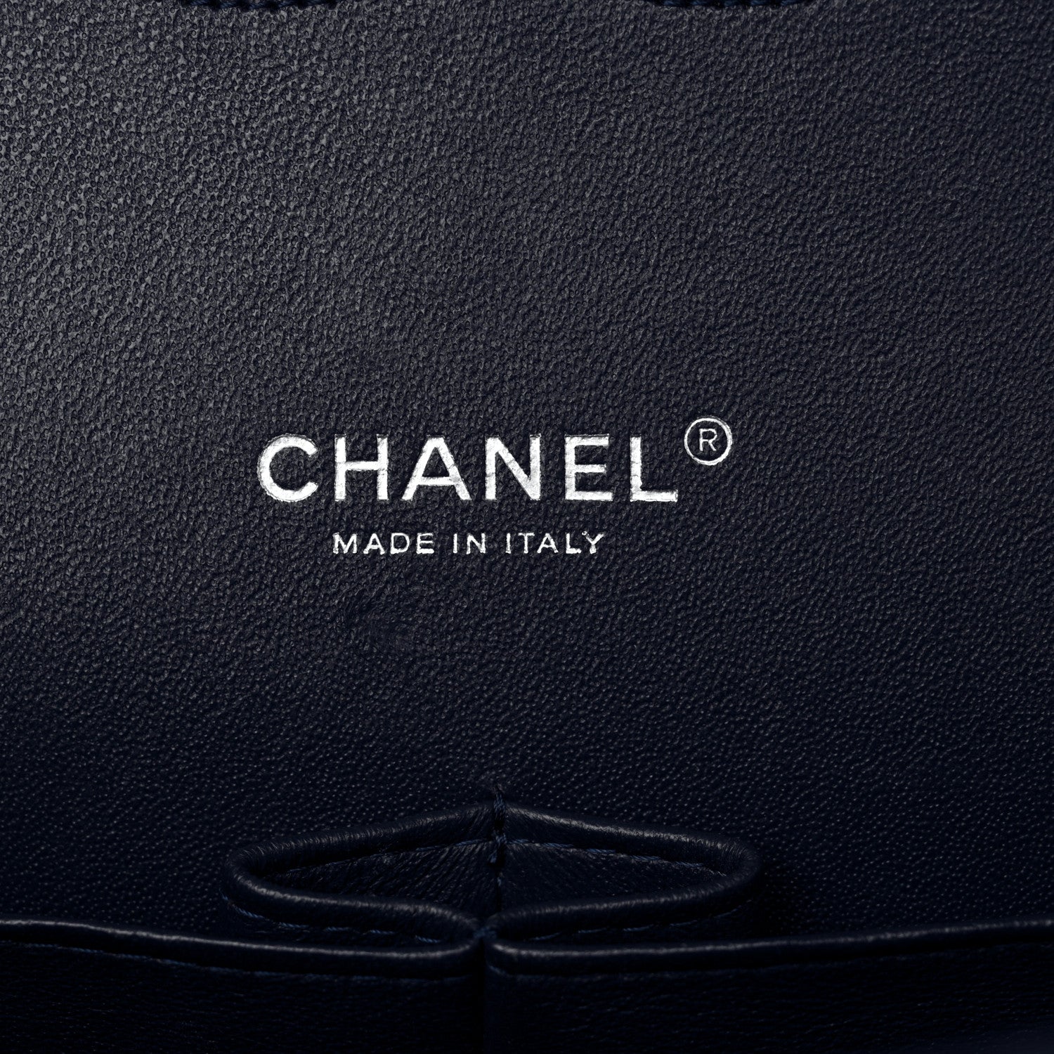 Chanel Caviar Quilted Maxi Double Flap Navy Blue 6 of 14