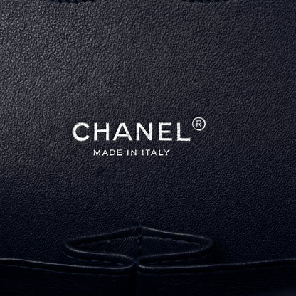 Chanel Caviar Quilted Maxi Double Flap Navy Blue 6 of 14