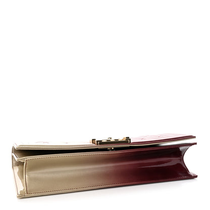 Chanel Patent Calfskin Quilted Boy Clutch Beige Pink 4 of 8