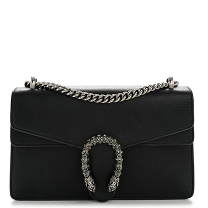 Gucci Pebbled Calfskin Small Dionysus Shoulder Bag Black 1 of 13