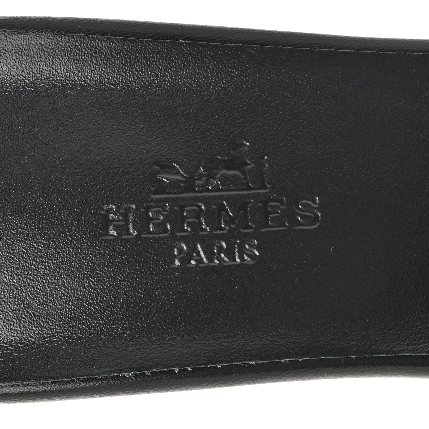 Calfskin Gigi 50 Sandals 37.5 Black