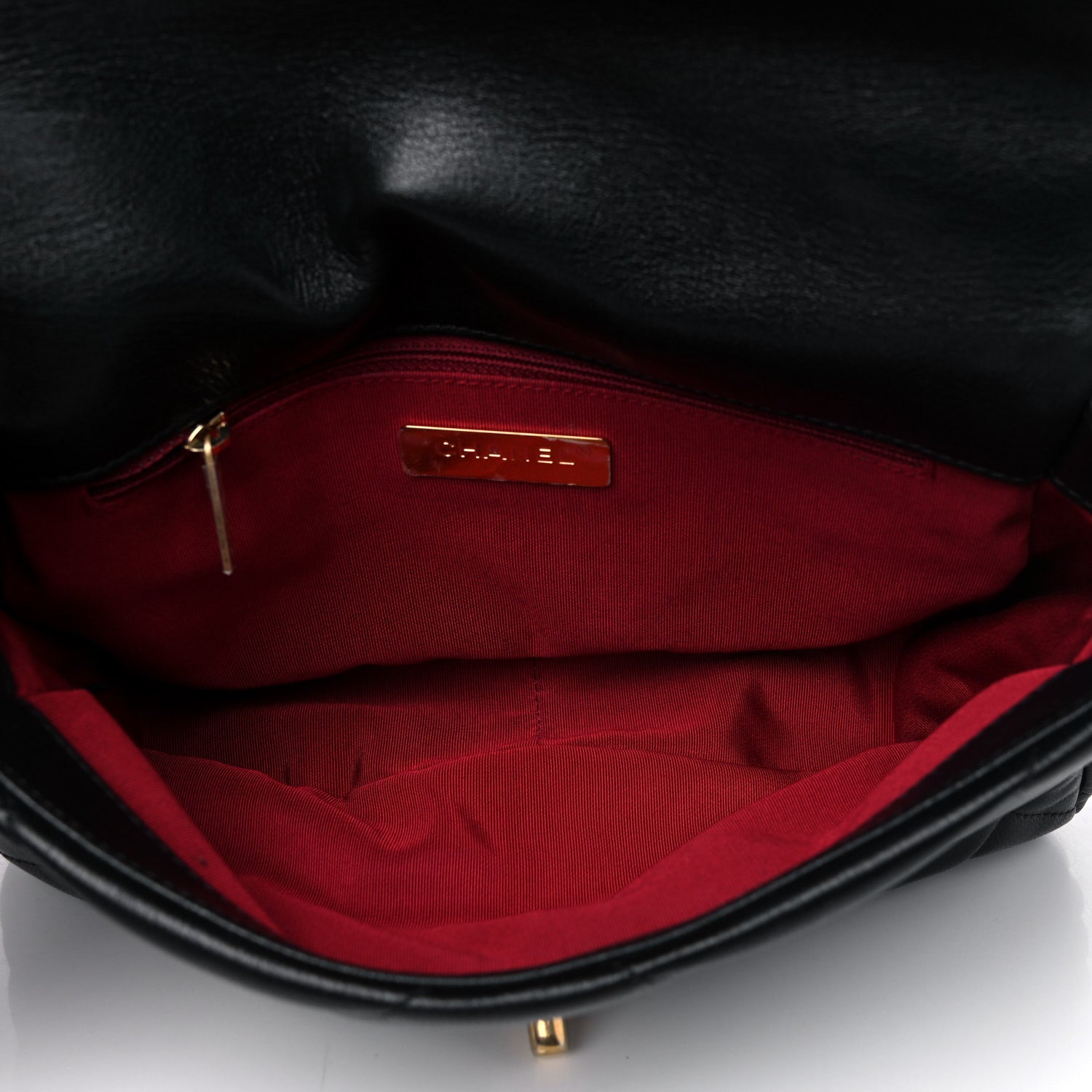 Chanel Goatskin Quilted Medium Chanel 19 Flap Black 4 of 10