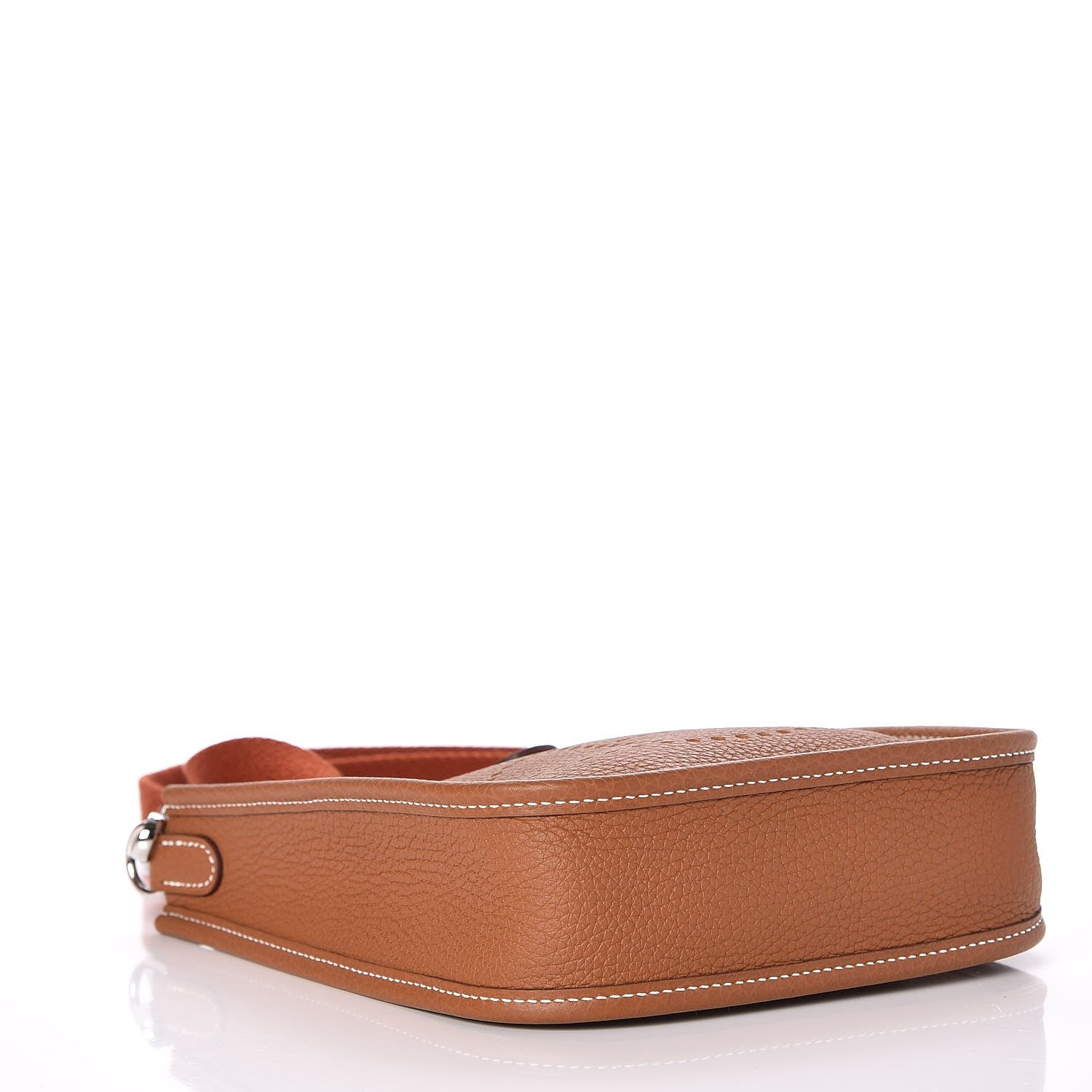 Hermes Taurillon Clemence Amazone Evelyne TPM Gold Cuivre 4 of 8