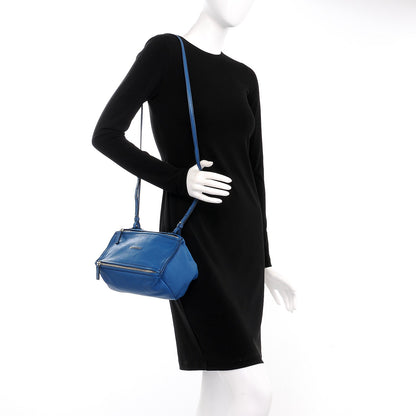 Givenchy Sugar Goatskin Mini Pandora Medium Blue 2 of 7