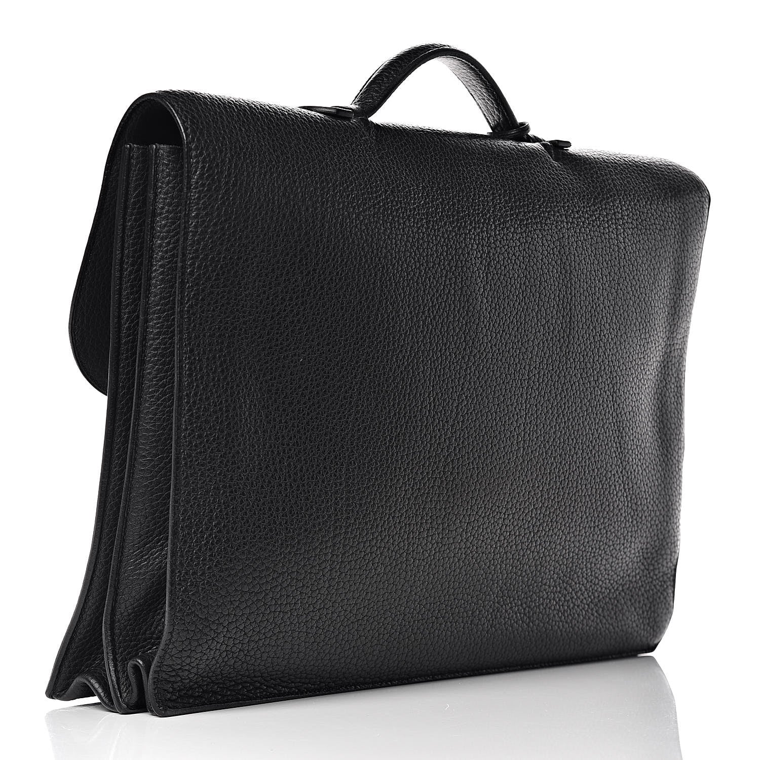 Hermes Fjord Sac a Depeche 41 Briefcase Black 3 of 10