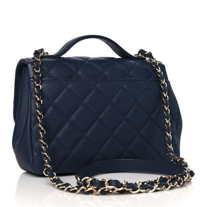 Chanel Caviar Quilted Medium Business Affinity Flap Navy 3 of 10