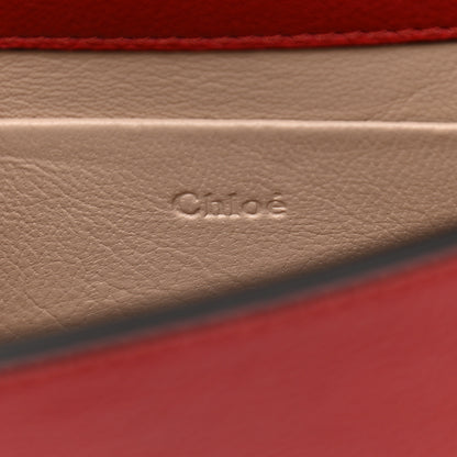 Chloe Calfskin Small Nile Bracelet Minaudiere Bag Dahlia Red 6 of 8