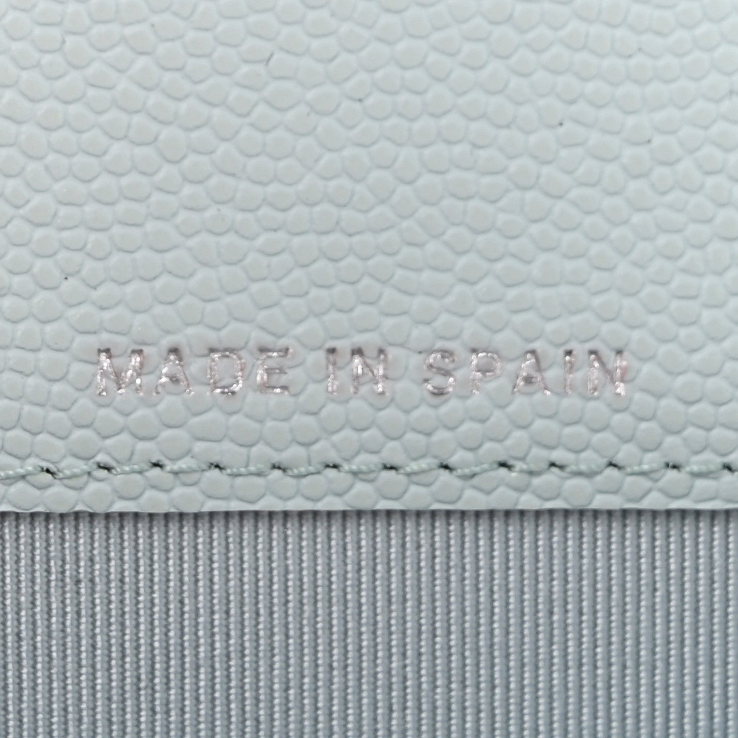 Chanel Caviar Quilted Flap Card Holder Wallet Light Blue 6 of 7