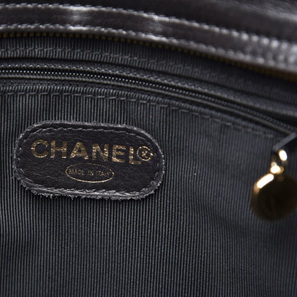 Chanel Lambskin Quilted CC Shoulder Bag Black 9 of 11