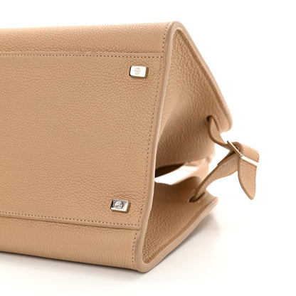 The Row Grained Calfskin Soft Margaux 10 Bag Silk 9 of 9