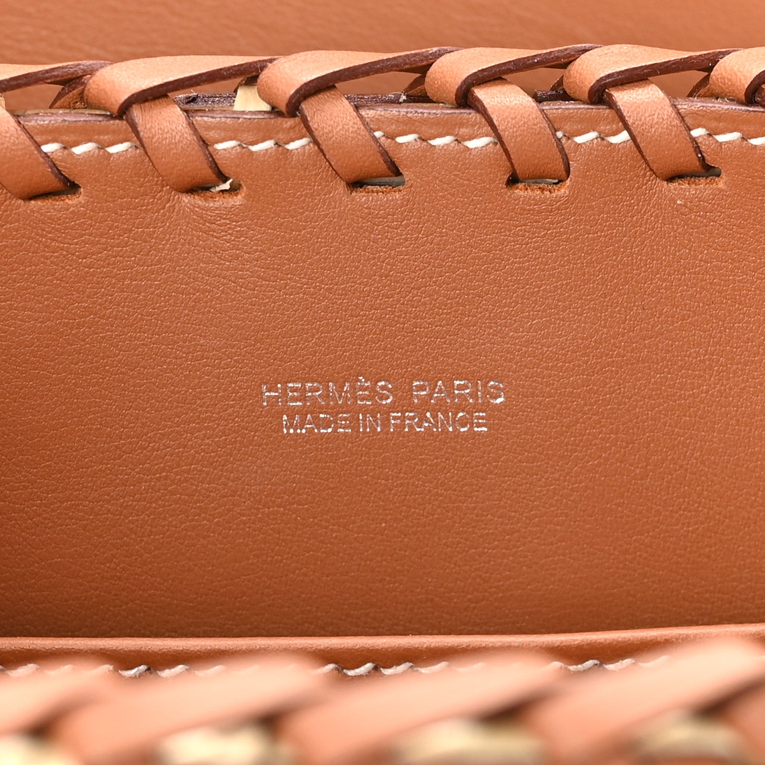 Hermes Wicker Swift Picnic Mini Kelly 20 Naturel Gold 6 of 11